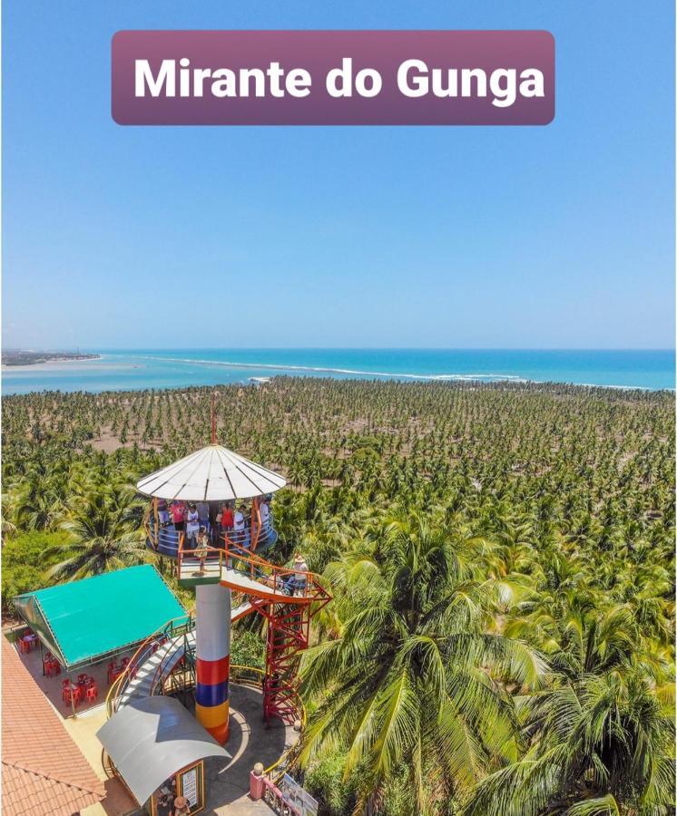 Chale Aconchegante Na Barra De Sao Miguel Villa Exteriör bild