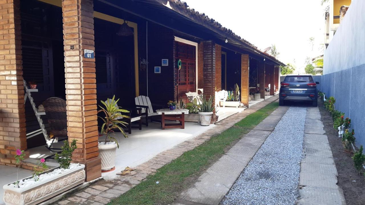 Chale Aconchegante Na Barra De Sao Miguel Villa Exteriör bild