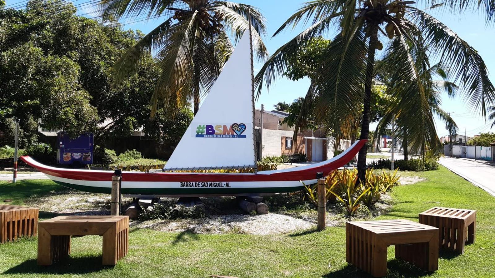 Chale Aconchegante Na Barra De Sao Miguel Villa Exteriör bild