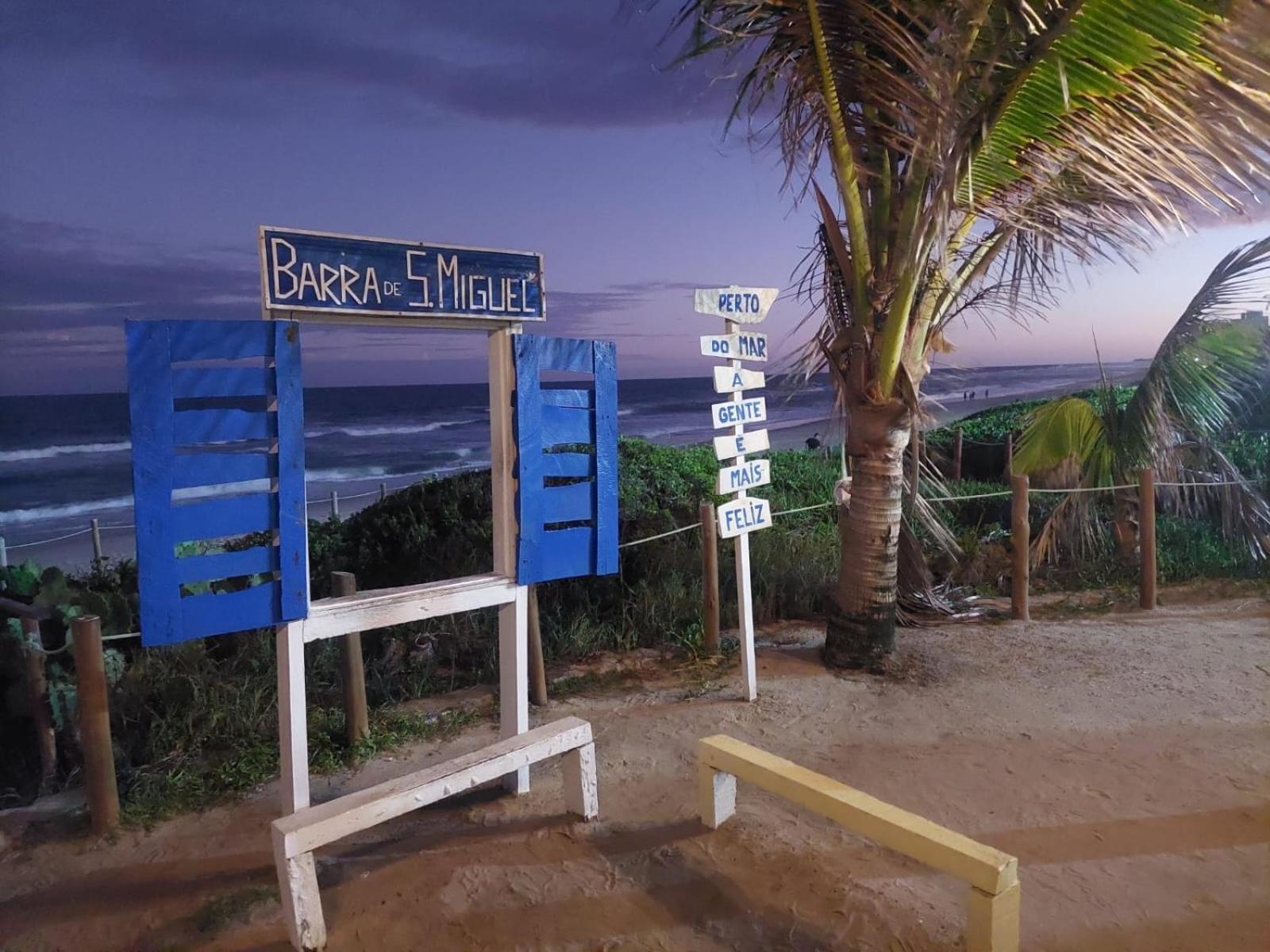 Chale Aconchegante Na Barra De Sao Miguel Villa Exteriör bild
